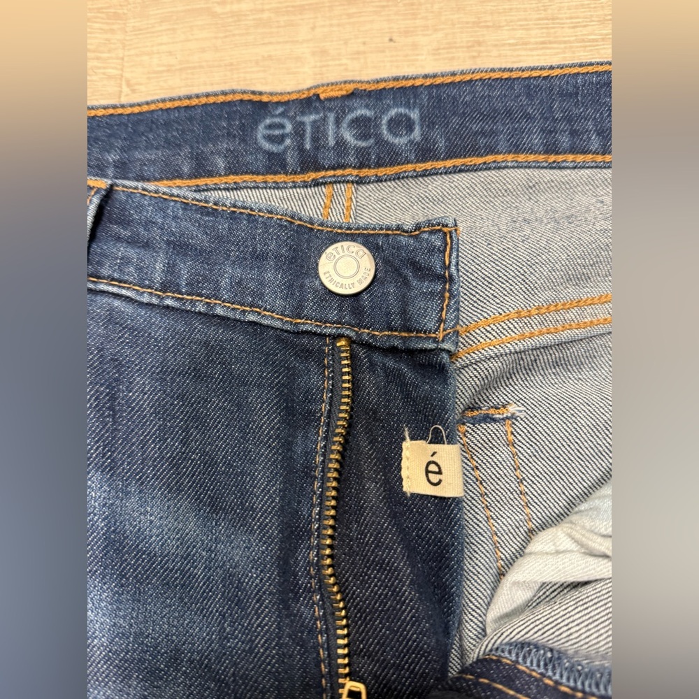 Etica Romi Mid-Rise Wide Leg Jeans Size 30 - Picture 8 of 12